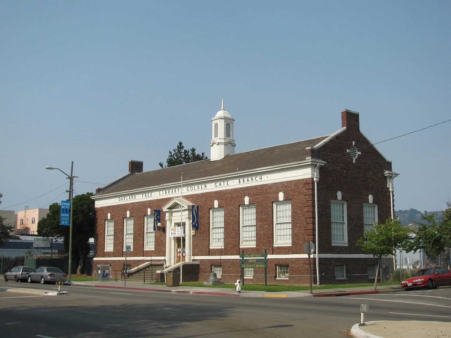 The Golden Gate Branch Library on San Pablo Avenue